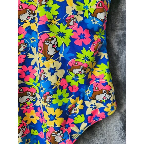 Bucees Floral One Piece Swimsuit and Shorts Set - Picture 3 of 6